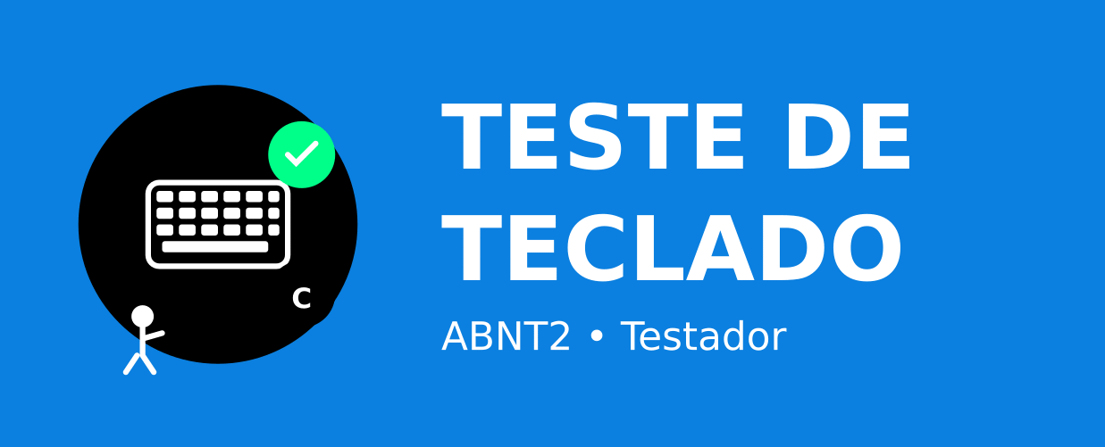 Teste de teclado