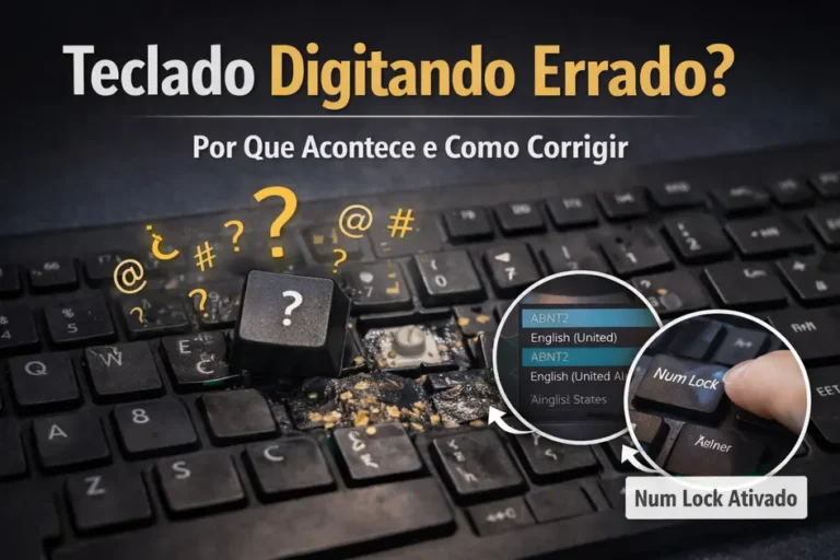 teclado digitando caracteres errados por layout incorreto num lock ativado e configurações de idioma