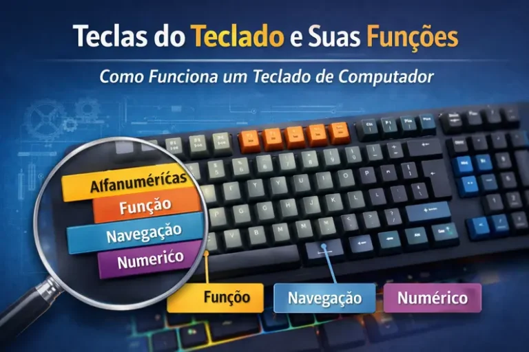 teclas do teclado e suas funções com explicação das teclas alfanuméricas função navegação e numérico
